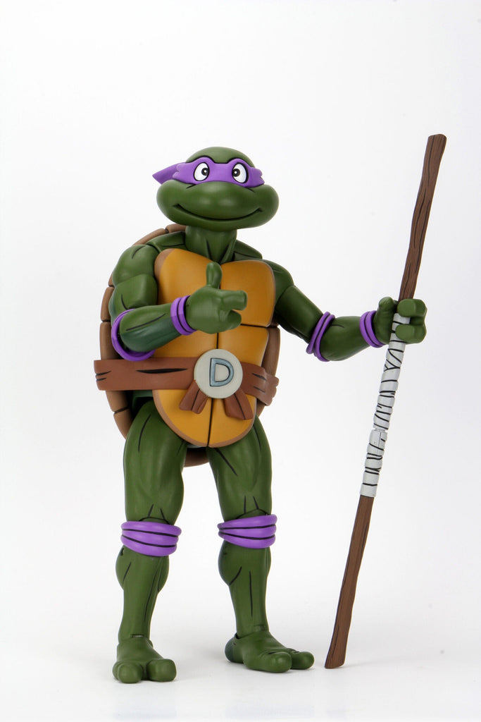 NECA Donatello Teenage Mutant Ninja Turtles (TMNT) Cartoon 1/4 Scale Action Figure