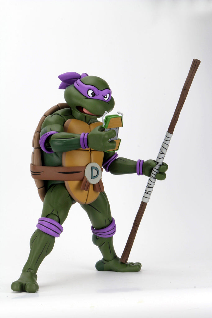 NECA Donatello Teenage Mutant Ninja Turtles (TMNT) Cartoon 1/4 Scale Action Figure