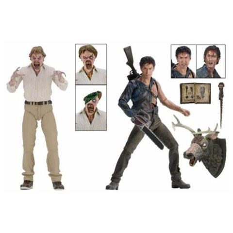 NECA Evil Dead 2 30th Anniversary Hero Ash and Evil Ed Action Figure 2-Pack NECA Undiscovered Realm 