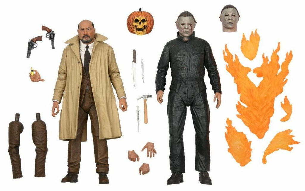 Neca Halloween 2 Ultimate Michael Myers & Dr. Loomis 2 Pack 7