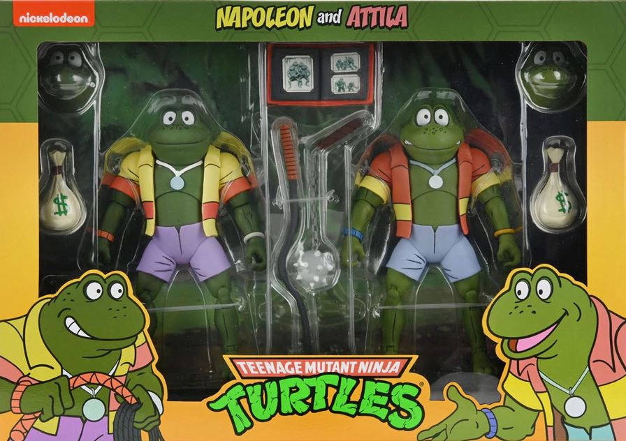 Neca Napoleon and Attila Frogs Teenage Mutant Ninja Turtles (TMNT) 7 Inch Action Figure 2 Pack
