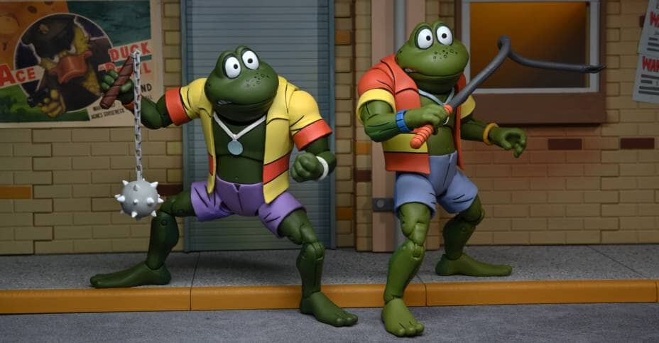 Teenage mutant ninja turtles - retro action figures Leonardo & Shredder Teenage mutant ninja turtles - retro action figures Leonardo & Shredder