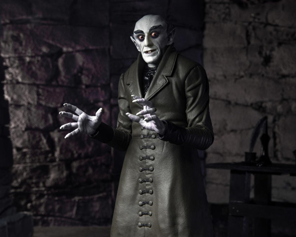 NECA Ultimate Nosferatu Count Orlok ( Black and White ) Action Figure – Kapow Toys NECA Ultimate Nosferatu Count Orlok ( Black and White ) Action Figure – Kapow Toys