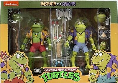 Neca Rasputin and Genghis Frogs Teenage Mutant Ninja Turtles (TMNT) 7 Inch Action Figure 2 Pack