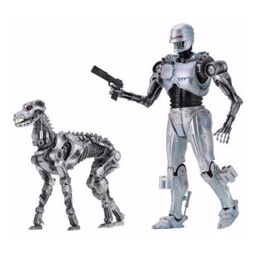 NECA RoboCop vs. Terminator Endocop and Terminator Dog Action Figure 2-Pack Terminator Undiscovered Realm 