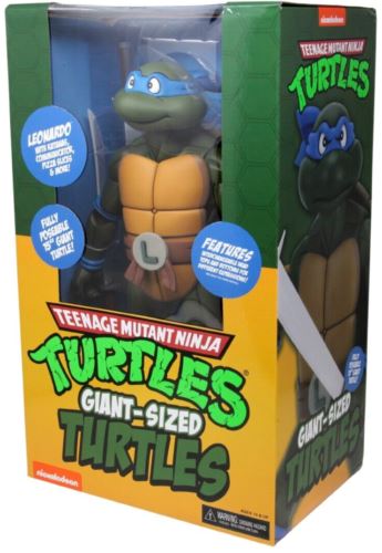 NECA Teenage Mutant Ninja Turtles Cartoon 1/4 Leonardo Giant-Size Action Figure 