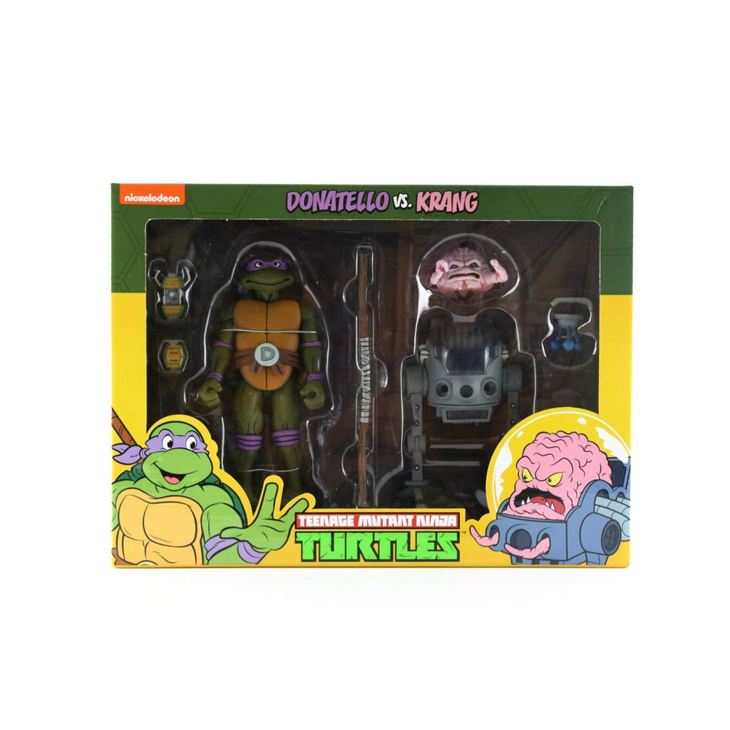 NECA Teenage Mutant Ninja Turtles (TMNT) Donatello vs Krang Action Figure 2-Pack