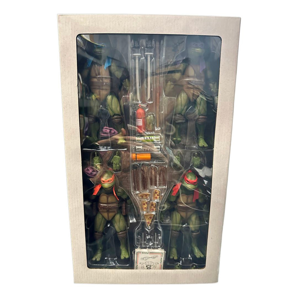 Neca Teenage Mutant Ninja Turtles II Secret of the Ooze 4 Pack VHS Exclusive Package 7