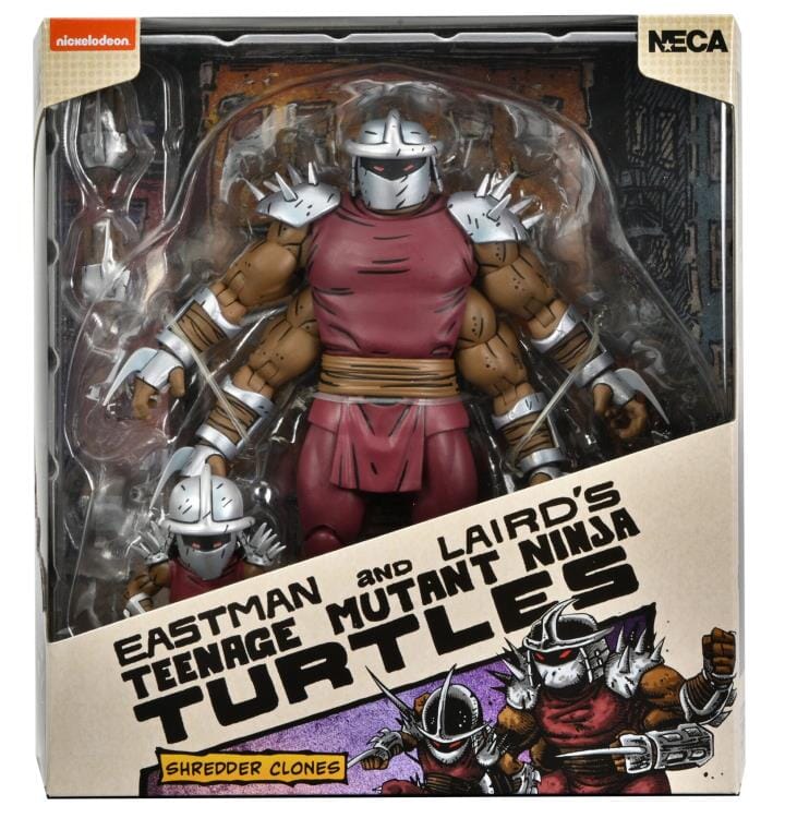 NECA Teenage Mutant Ninja Turtles Mirage Comics Deluxe Shredder Clone & Mini Shredder