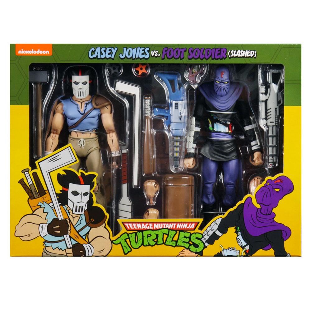 Neca Teenage Mutant Ninja Turtles (TMNT) Casey Jones & Foot Soldier Figure 2-Pack