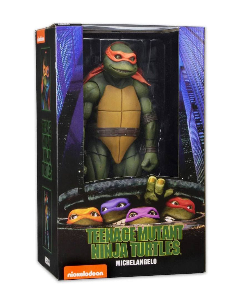 NECA Teenage Mutant Ninja Turtles (TMNT) Movie 1/4 Scale Action Figure Michelangelo