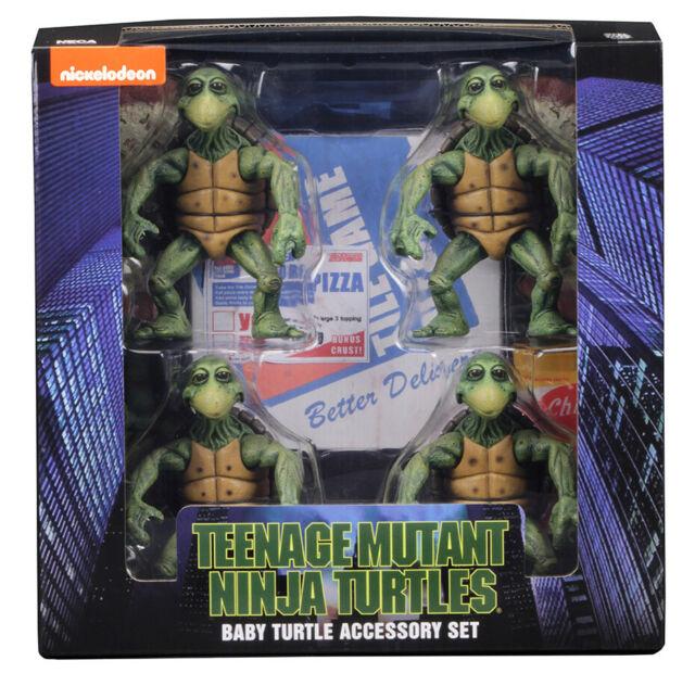 NECA Teenage Mutant Ninja Turtles (TMNT) Movie Baby Turtles 1/4 Scale 4 Pack