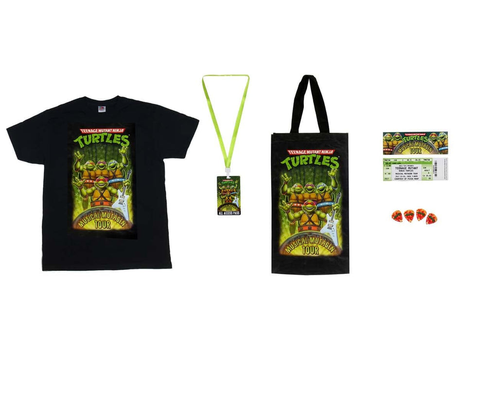 Neca Teenage Mutant Ninja Turtles (TMNT) Musical Mutagen Tour Exclusive Figure 4-Pack & Accessory Pack