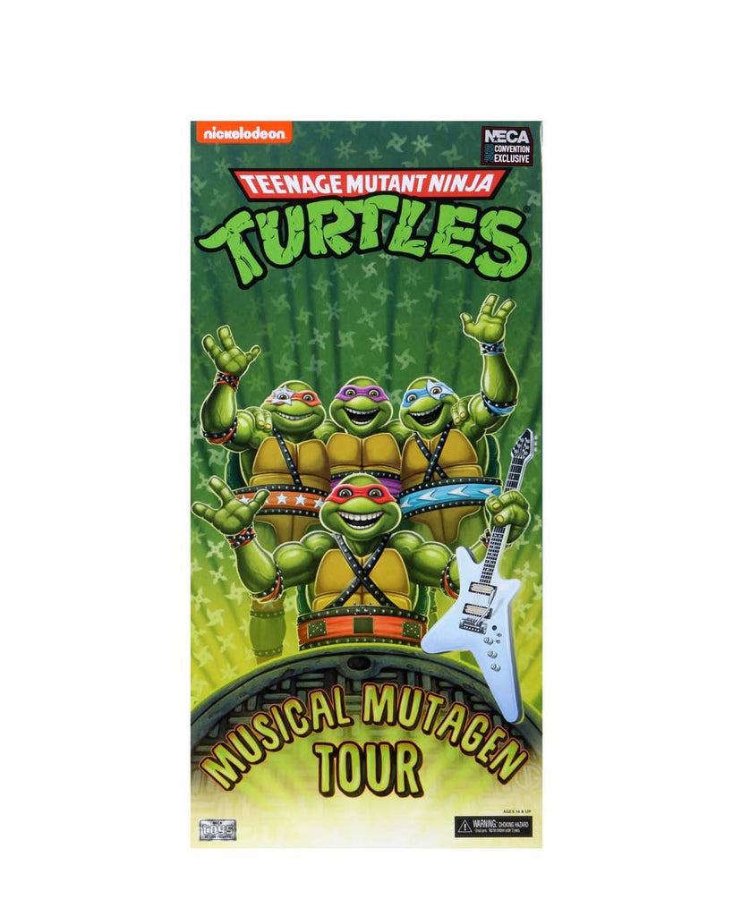 Neca Teenage Mutant Ninja Turtles (TMNT) Musical Mutagen Tour Exclusive Figure 4-Pack Action Figure Neca 