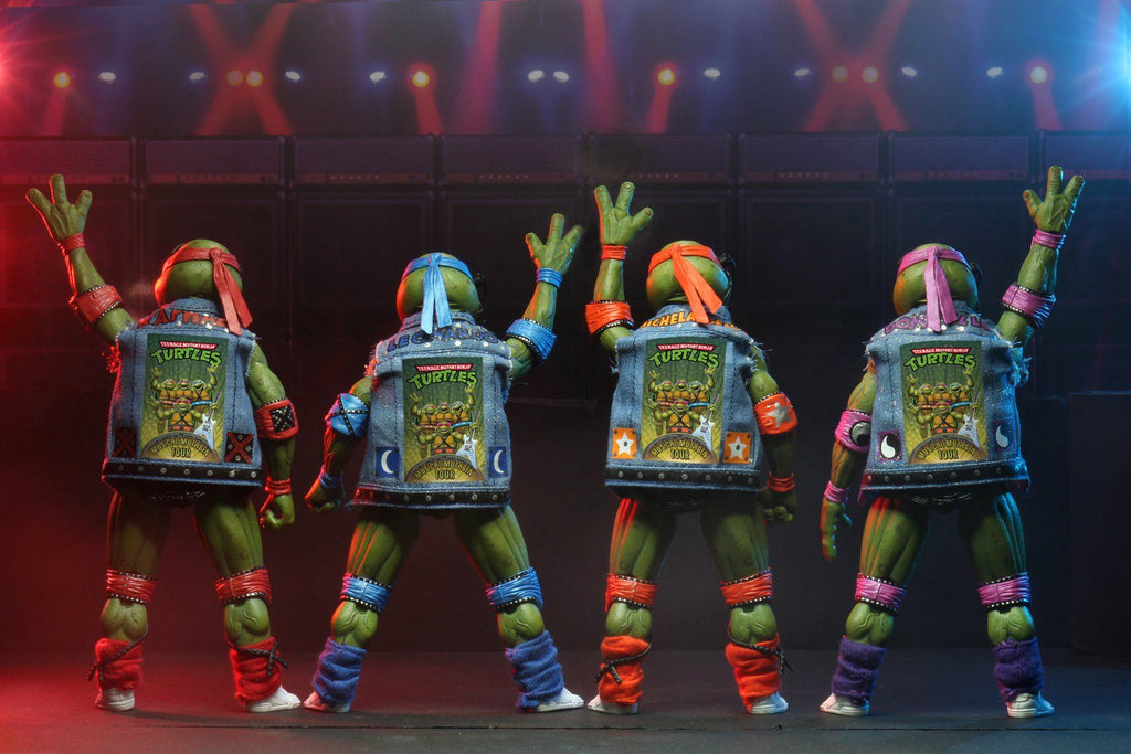 Neca Teenage Mutant Ninja Turtles (TMNT) Musical Mutagen Tour Exclusive Figure 4-Pack Action Figure Neca 