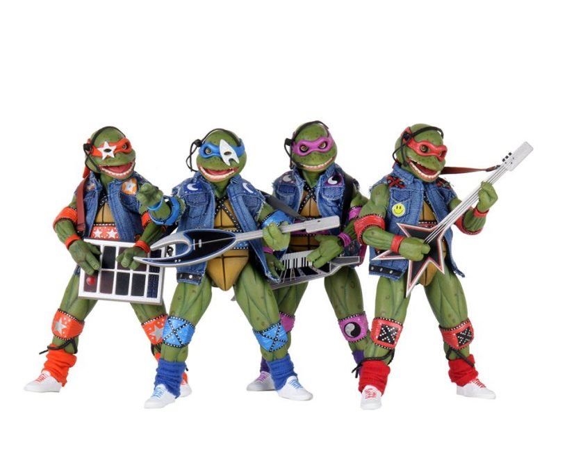 Neca Teenage Mutant Ninja Turtles (TMNT) Musical Mutagen Tour Exclusive Figure 4-Pack Action Figure Neca 