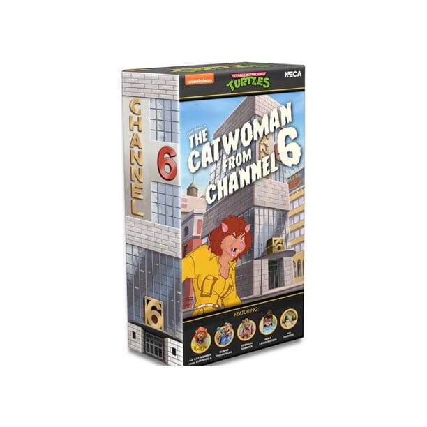 Neca Teenage Mutant Ninja Turtles (TMNT) The Catwoman From Channel 6 Exclusive Figure 4-Pack