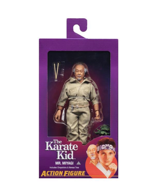 NECA The Karate Kid Mr. Miyagi 8 Inch Cloth Figure