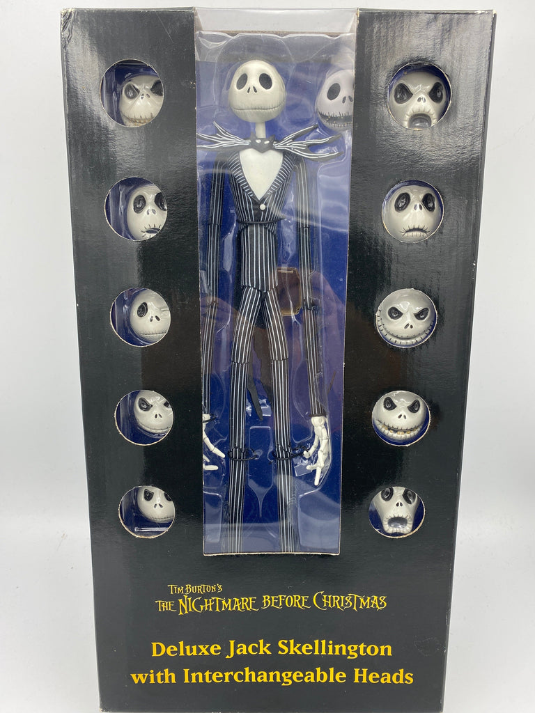 Neca Tim Burton's Nightmare Before Christmas Deluxe Jack Skellington Figure (with Interchangeable Heads)