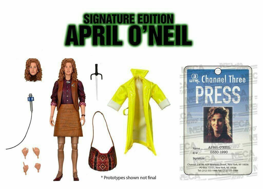 NECA TMNT Ultimate April O'Neil Signature Edition LE 2000 Judith Hoag Neca 