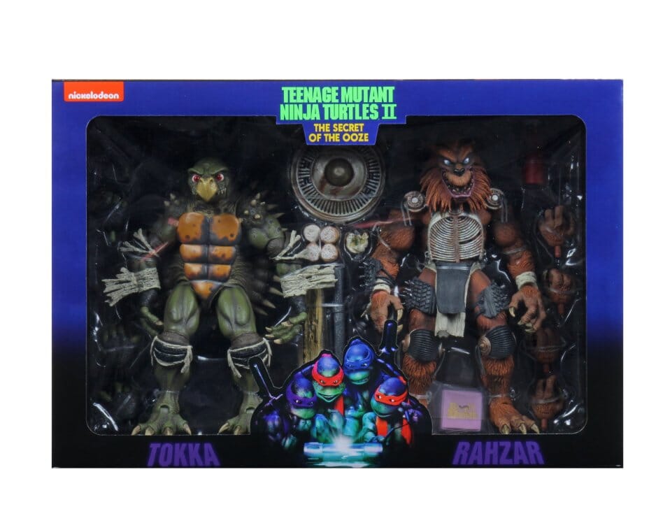 Neca Tokka and Rahzar Teenage Mutant Ninja Turtles (TMNT) Movie 8 Inch Action Figure 2 Pack 