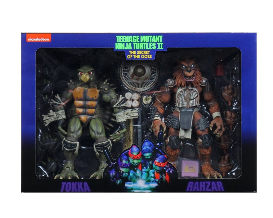 Neca Tokka and Rahzar Teenage Mutant Ninja Turtles (TMNT) Movie 8 Inch Action Figure 2 Pack 