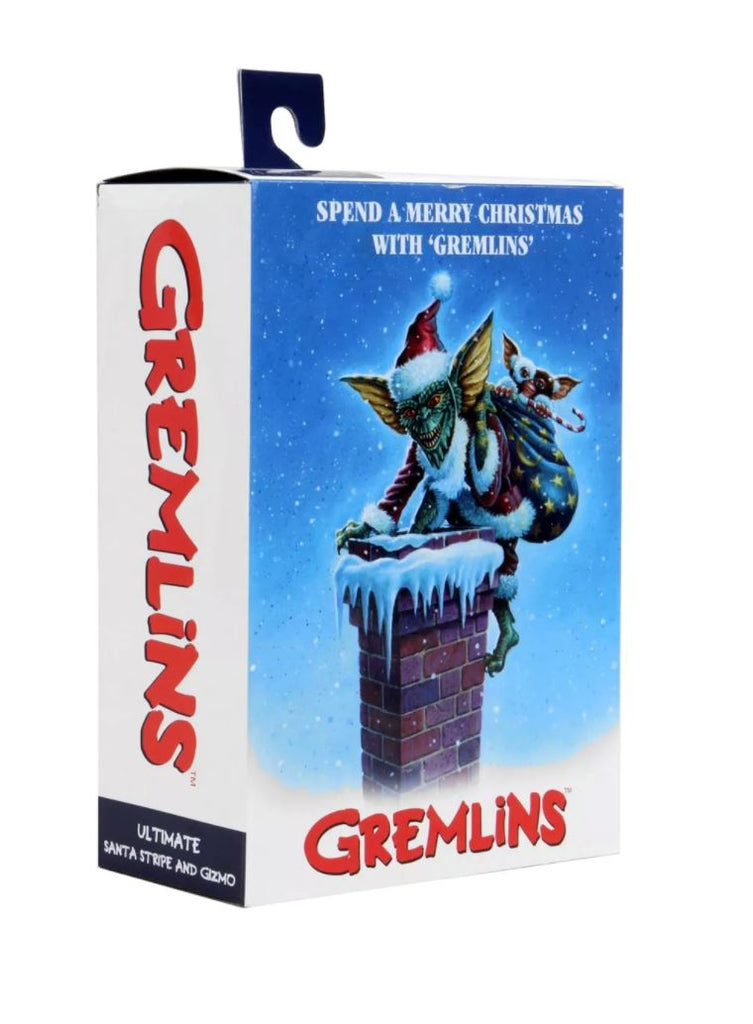 Neca Gremlins Santa Stripe & Gizmo Christmas Newspaper Ad Exclusive