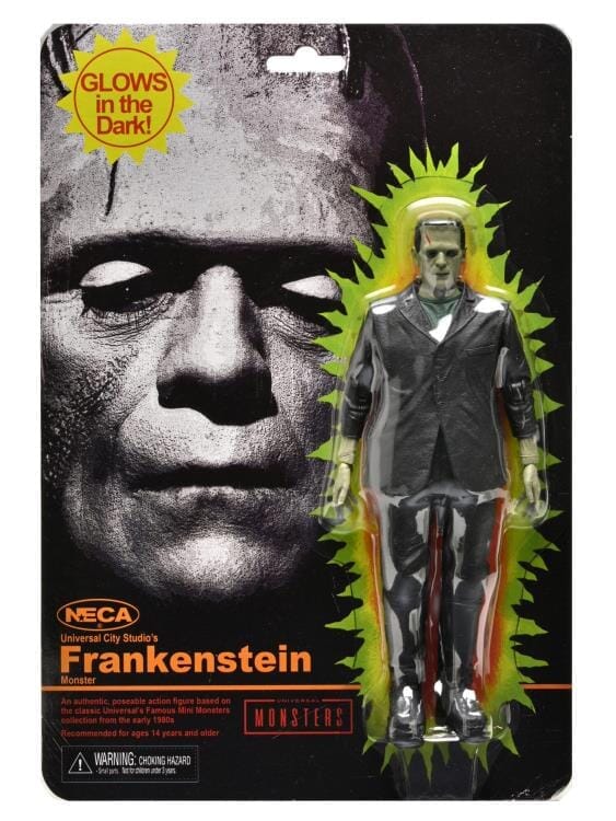 Neca Universal Monsters Retro Glow-In-The-Dark Frankenstein's Monster Figure
