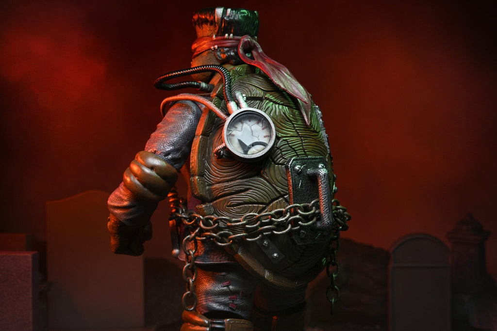 NECA Universal Monsters x Teenage Mutant Ninja Turtles Ultimate Raphael as Frankenstein's Monster 7-Inch Scale Action Figure (In Stock)