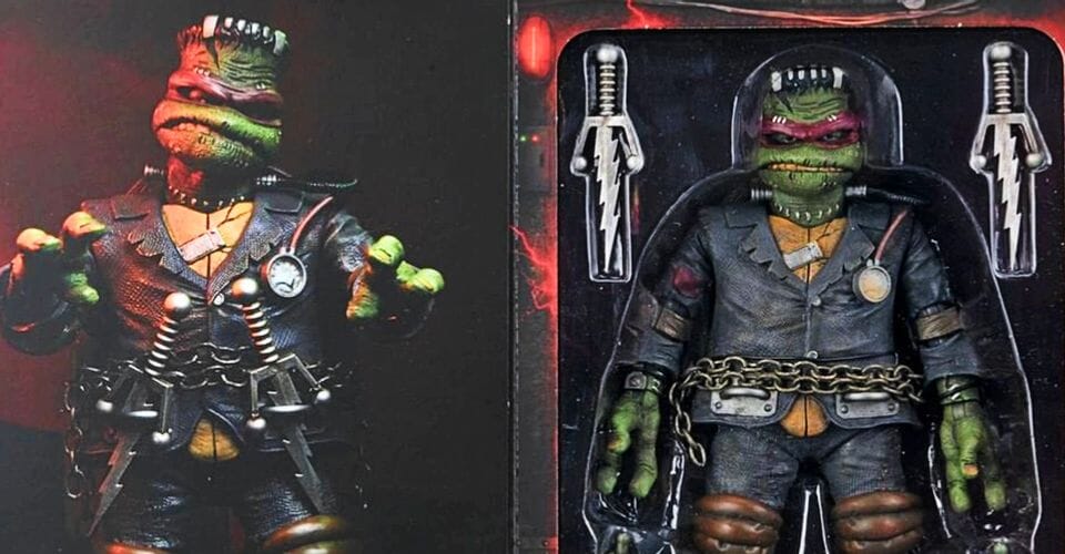 NECA Universal Monsters x Teenage Mutant Ninja Turtles Ultimate Raphael as Frankenstein's Monster 7-Inch Scale Action Figure (In Stock)