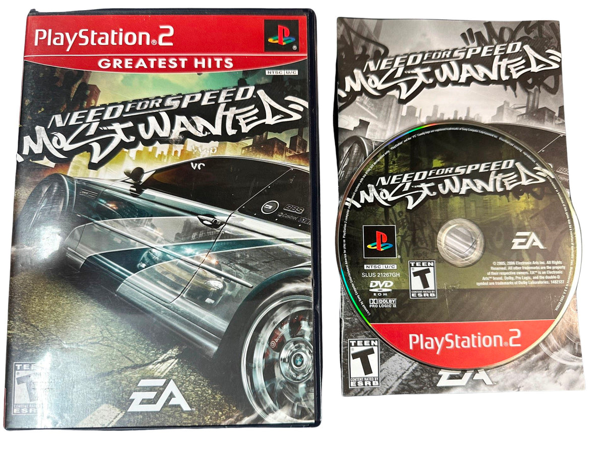 Need for Speed Most Wanted Greatest Hits for the PlayStation 2 (PS2) G ...