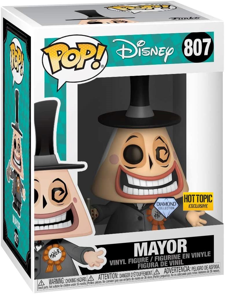 Nightmare Before Christmas The Mayor (Diamond Glitter) Exclusive Funko Pop! #807