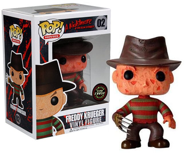 Nightmare on Elm Street Freddy Krueger Glow Chase Funko Pop! #02 (Shelf Wear)