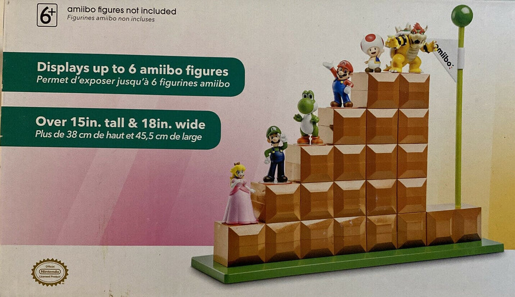 Nintendo Amiibo Mario Brick End Level Display Stand