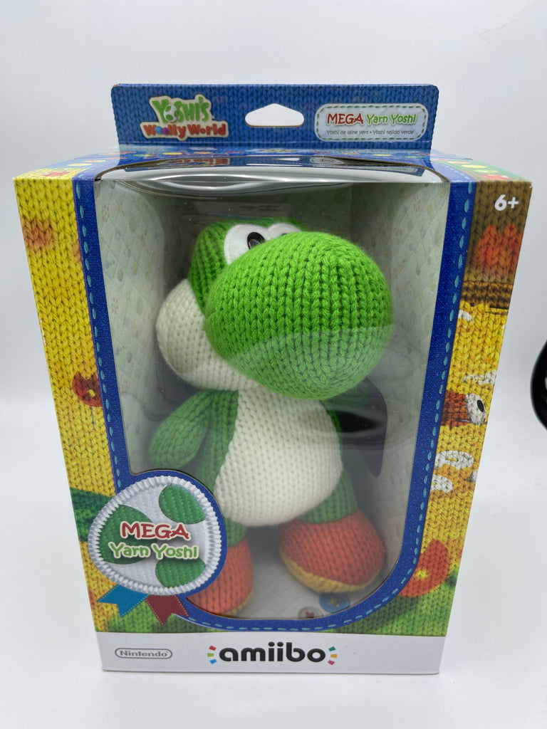 Nintendo Amiibo Mega Yarn Yoshi Figure New