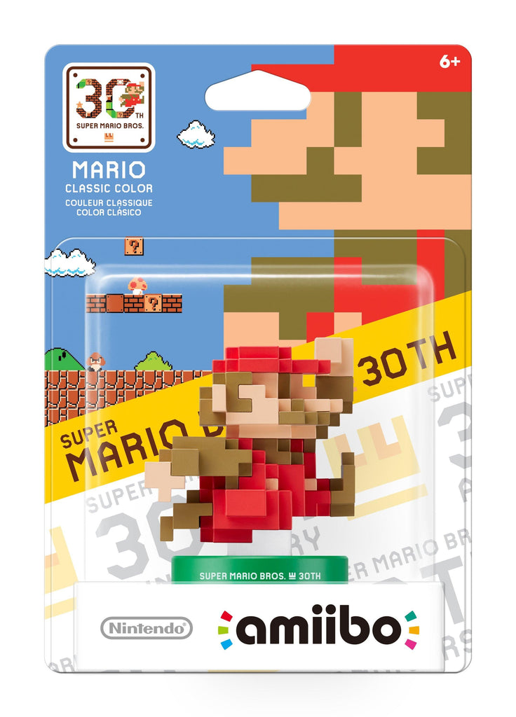 Nintendo Amiibo Super Mario Bros 8 Bit Mario (Classic Color) Figure