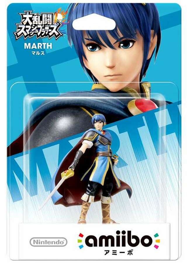 Nintendo Amiibo Super Smash Bros Japanese Marth Figure