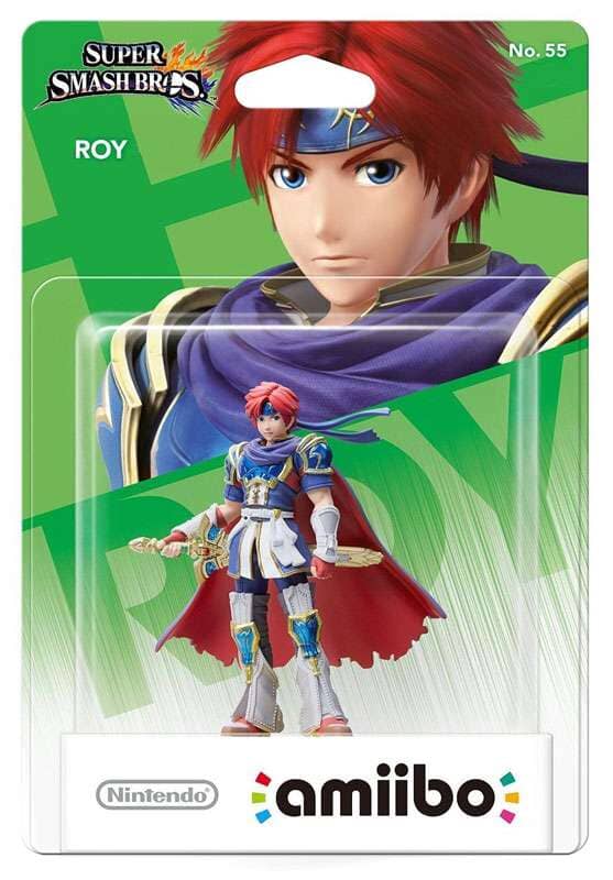 Nintendo Amiibo Super Smash Bros Roy Figure