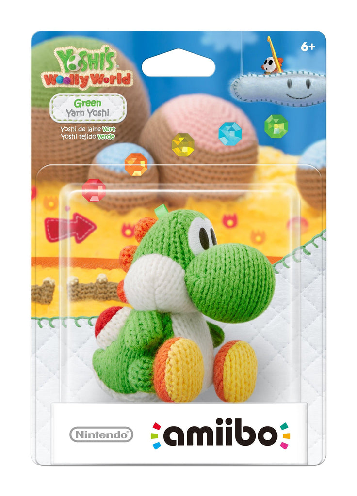 Nintendo Amiibo Yoshi's Wooly World Yarn Yoshi (Green) Figure