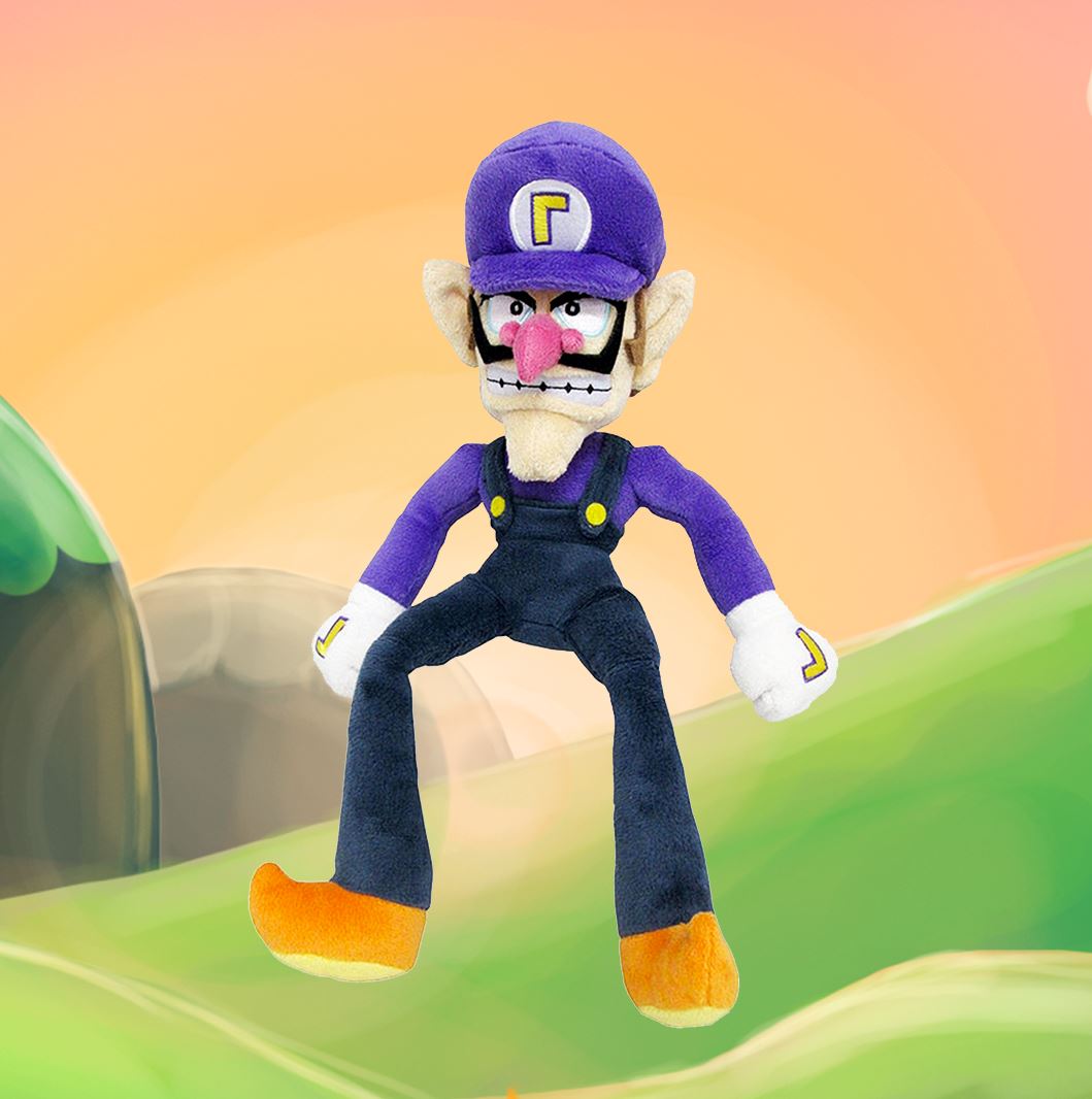 Boneco De Pelúcia Super Mario Waluigi 28 Cm | Parcelamento sem juros Boneco De Pelúcia Super Mario Waluigi 28 Cm | Parcelamento sem juros