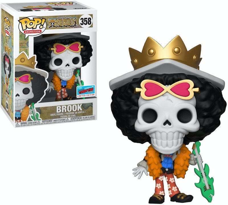 One Piece Brook Funko Pop! (Official Sticker) NYCC Exclusive #358