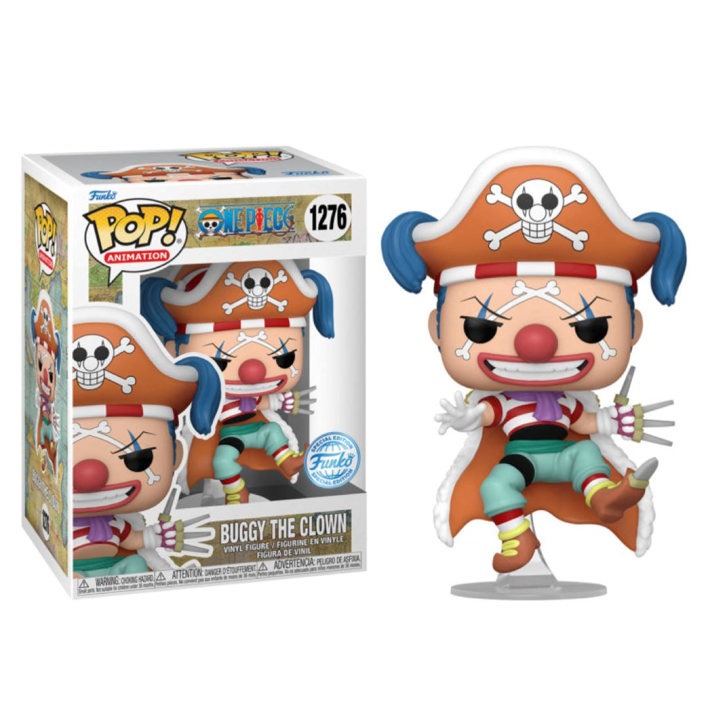 One Piece Buggy the Clown Exclusive Funko Pop #1276 (Special Edition Sticker)