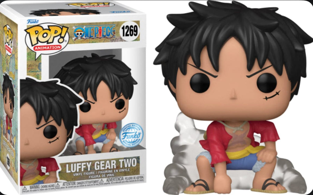 One Piece Luffy Gear Two Exclusive Funko Pop #1269 (Special Edition Sticker)