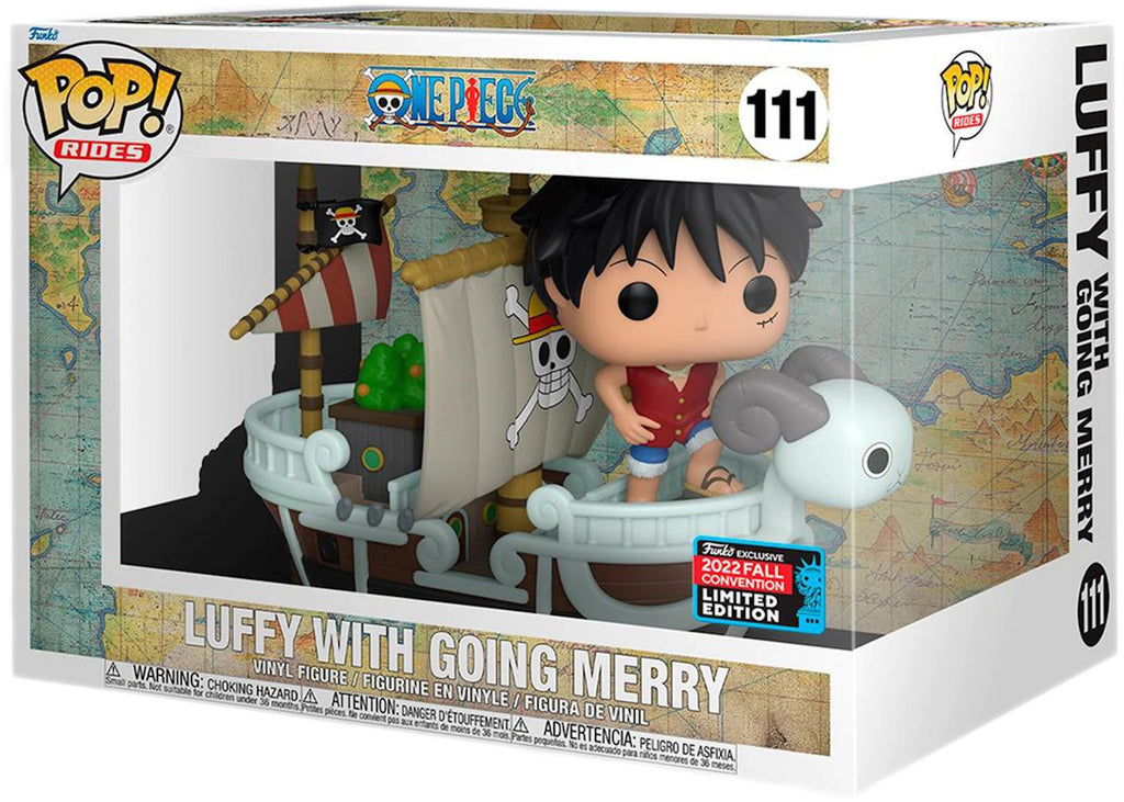 One Piece Luffy With Going Merry Funko Pop! Fall Convention Exclusive #111