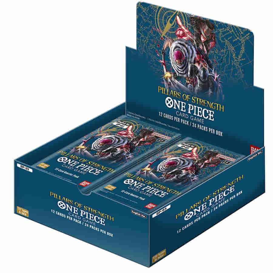 One Piece TCG: Pillars Of Strength Op-03 Sealed Booster Box (24 Packs) One Piece TCG: Pillars Of Strength Op-03 Sealed Booster Box (24 Packs)