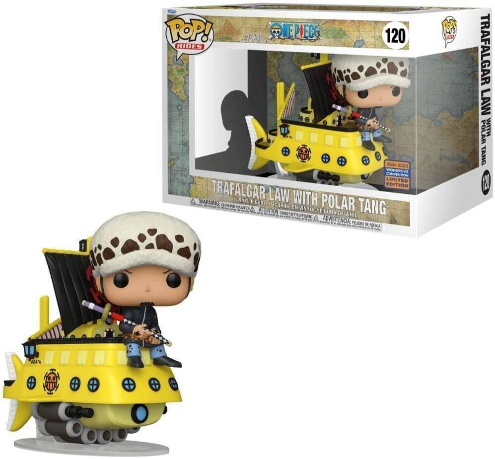 One Piece Trafalgar Law with Polar Tang Wondrous Convention Exclusive Funko Pop! Rides #120