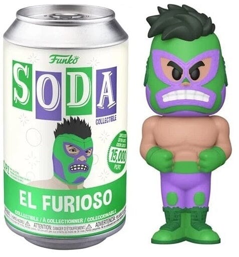 (Opened Can) Funko Vinyl Soda Marvel Luchadores Hulk - Undiscovered Realm