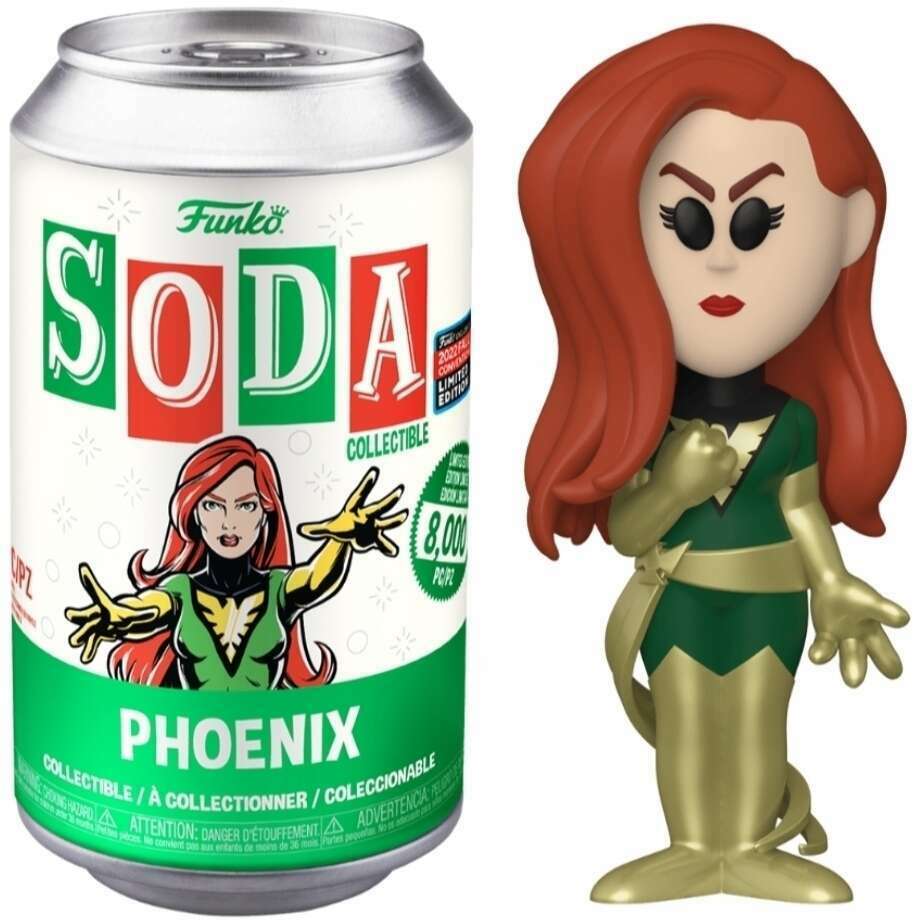 (Opened Can) Funko Vinyl Soda Marvel Phoenix Fall Convention Exclusive - Undiscovered Realm