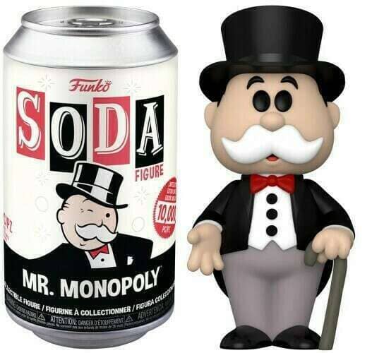 (Opened Can) Funko Vinyl Soda Monopoly Mr. Monopoly - Undiscovered Realm