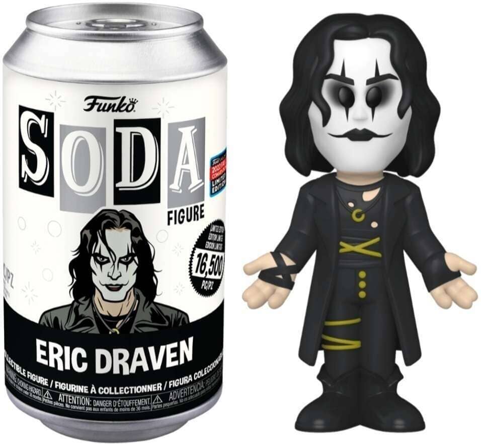 (Opened Can) The Crow Eric Draven Fall Convention Exclusive Funko Vinyl Soda - Undiscovered Realm